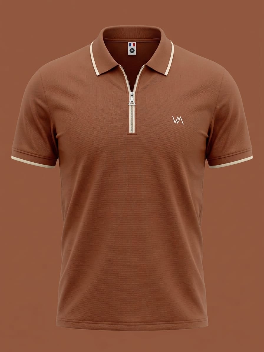 Wild Mustard Essential Tee — Chestnut